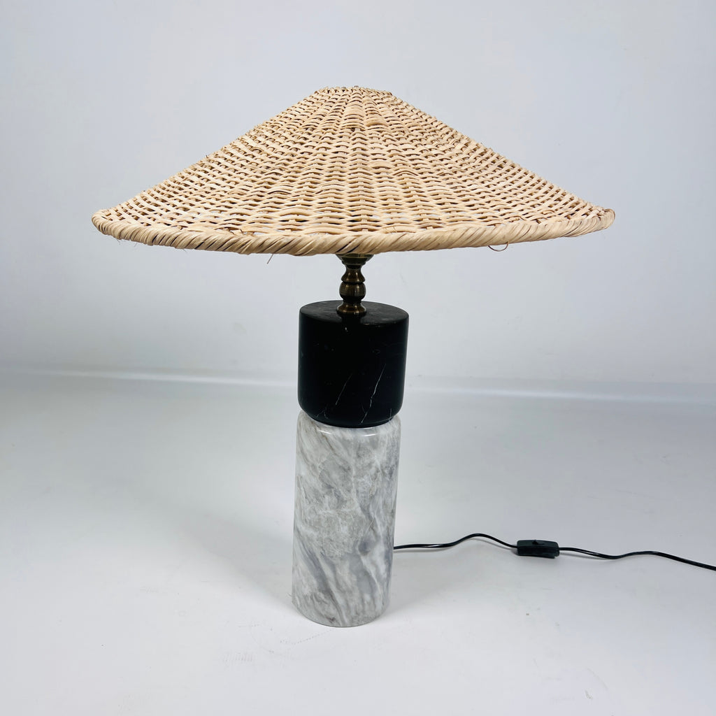 Dual Stone Zenith Table Lamp