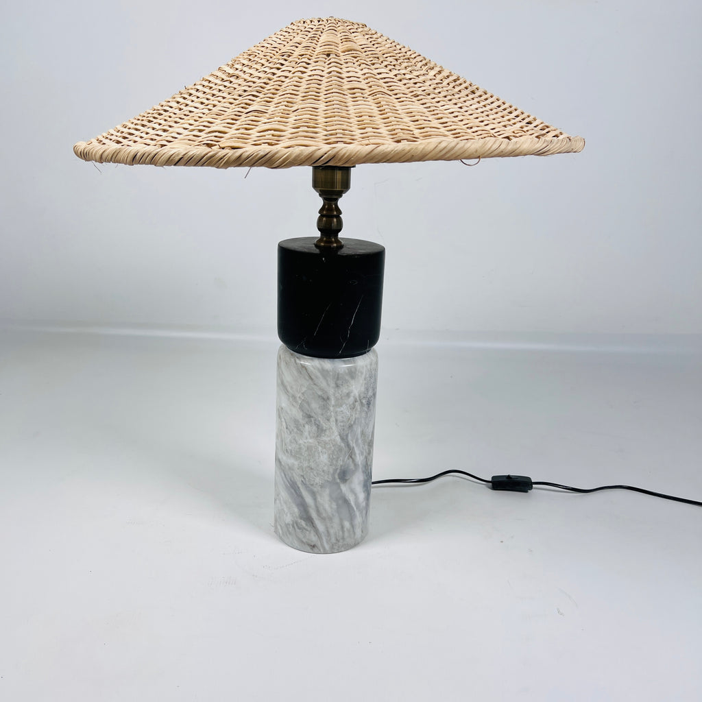 Dual Stone Zenith Table Lamp