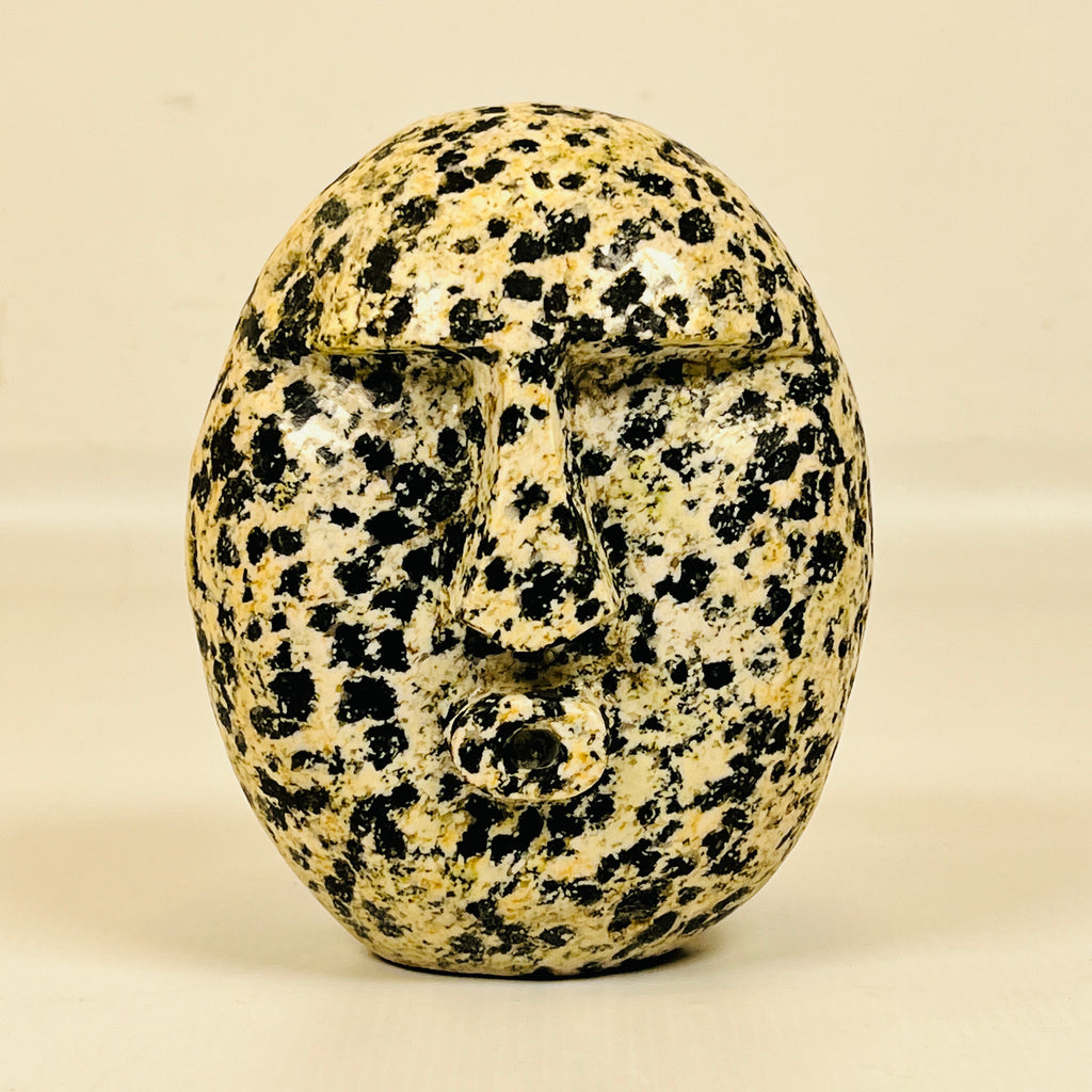 Black Spotted Yellow Head Decor Item