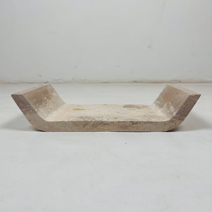 Spotted Travertine Tray
