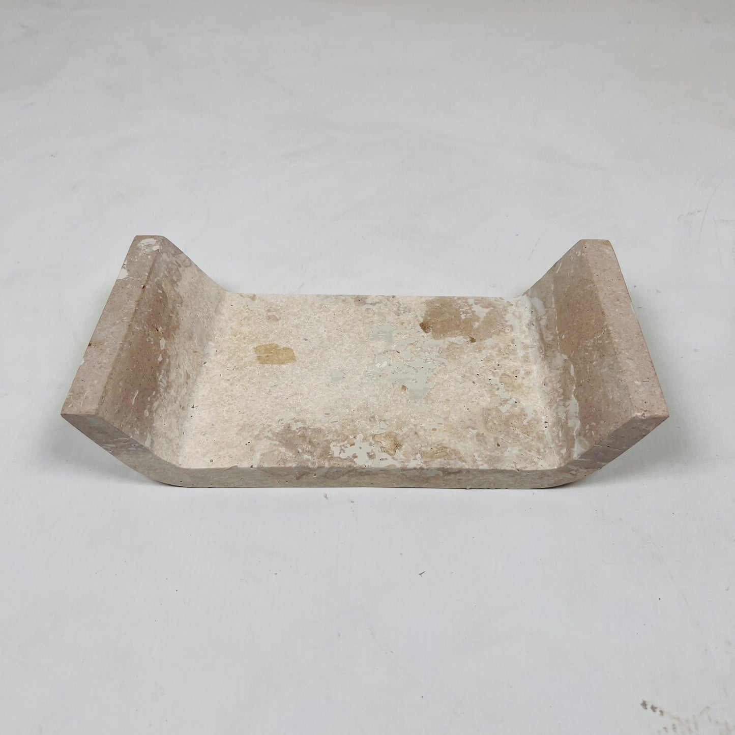 Spotted Travertine Tray