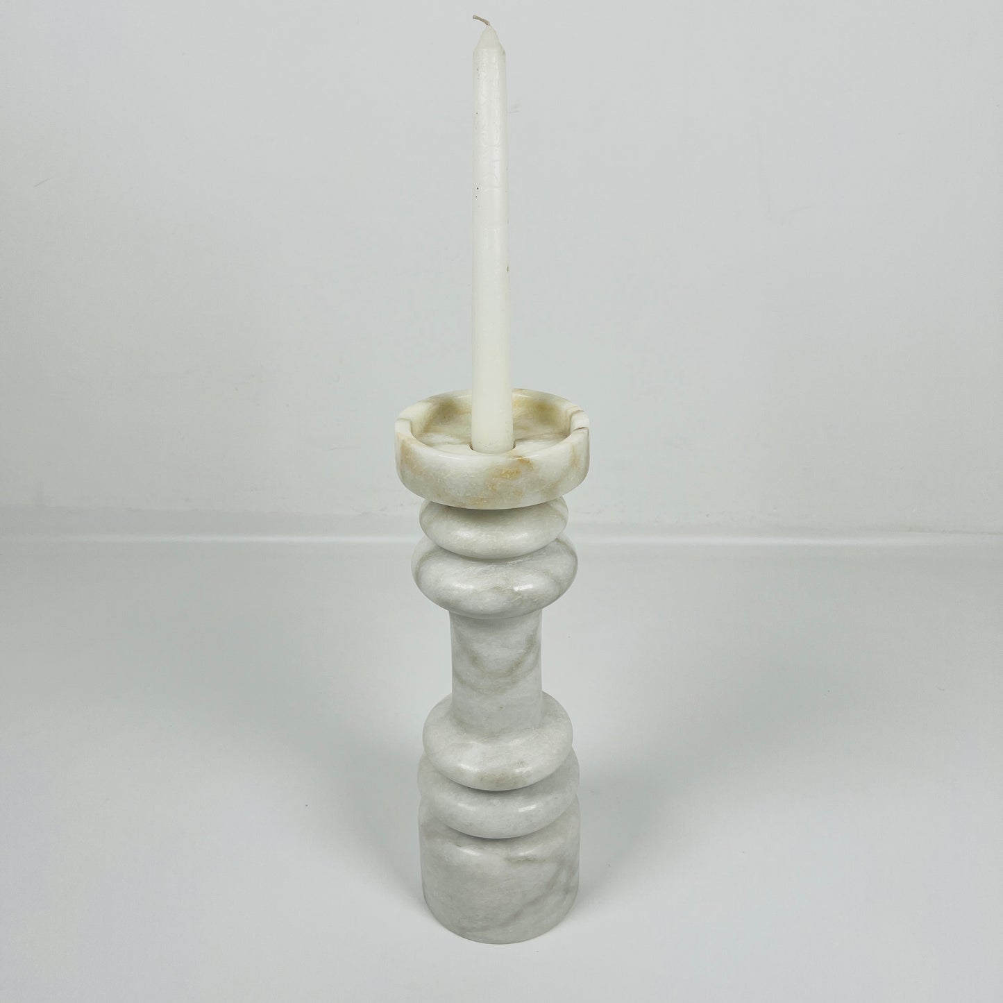 Shaker Candle Stand - Gray