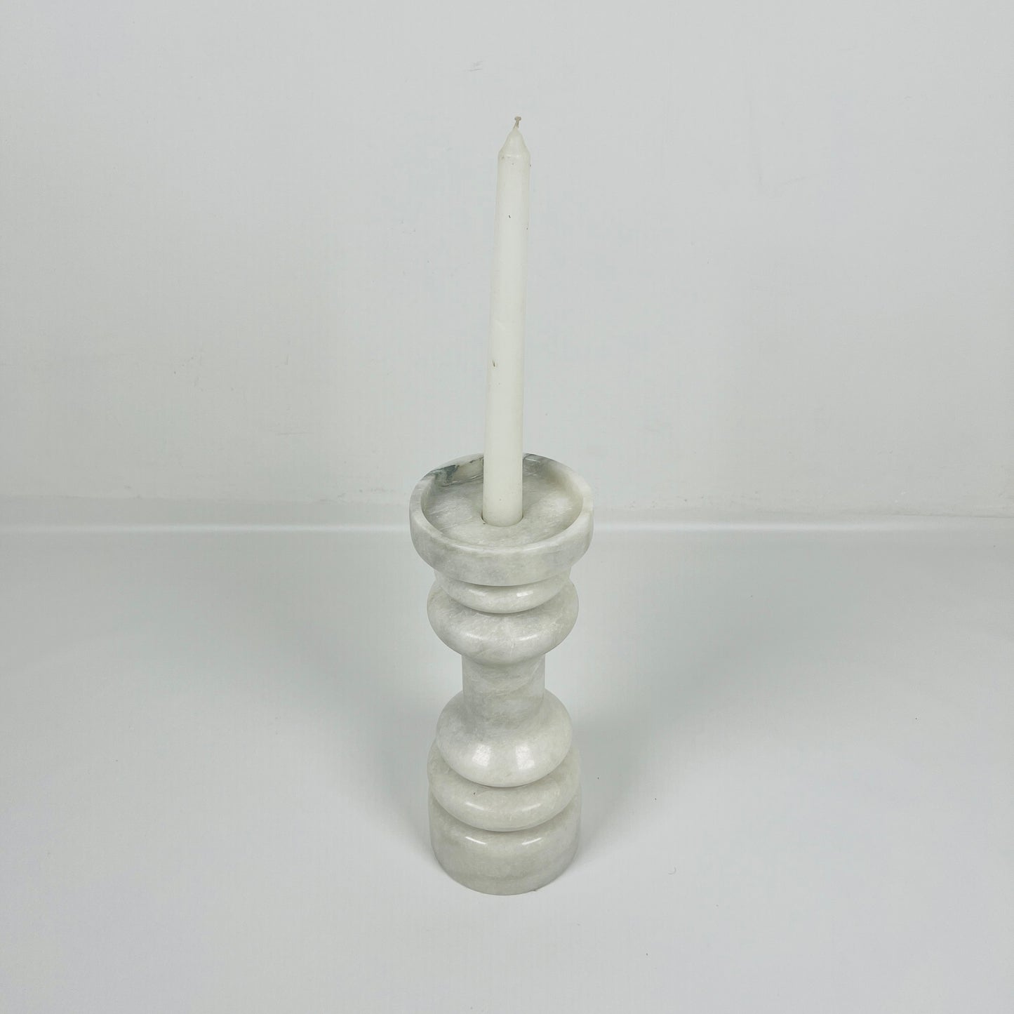 Shaker Candle Stand - Gray