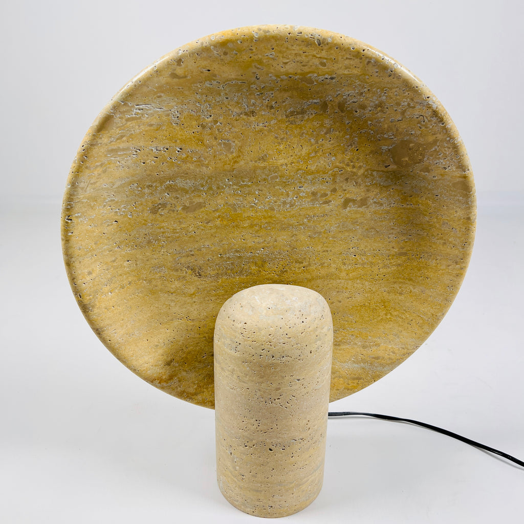 Travertine Renaissance Radiance Table Lamp