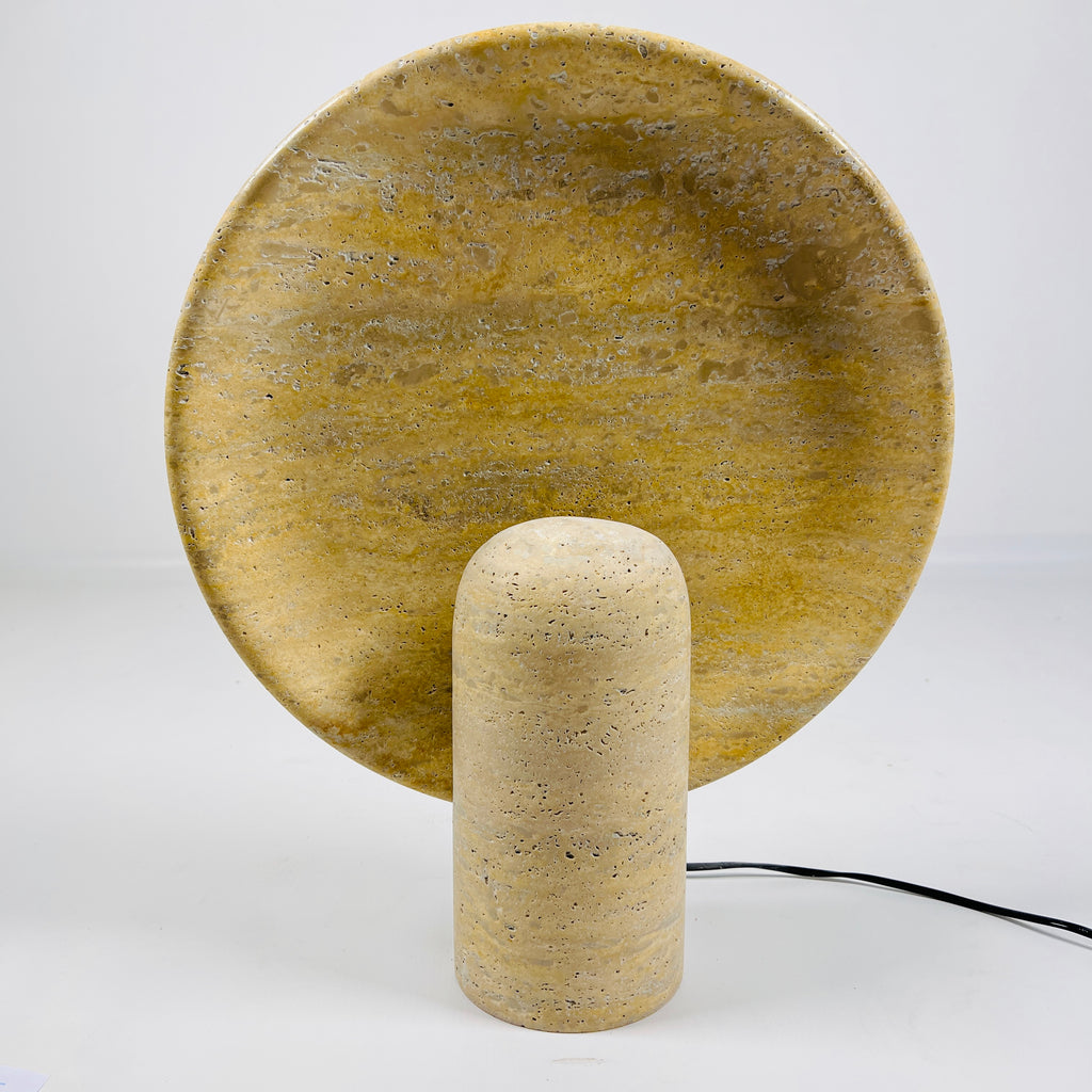 Travertine Renaissance Radiance Table Lamp