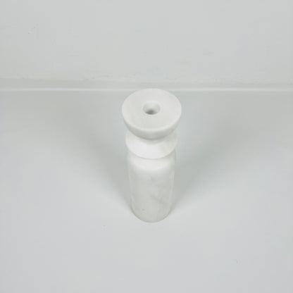 Collared Candle Stand - Gray