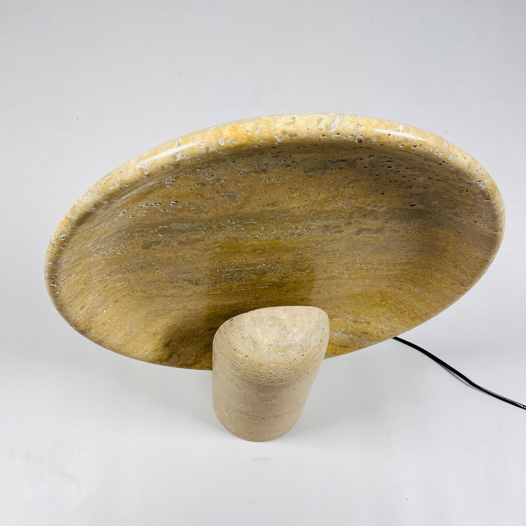 Travertine Renaissance Radiance Table Lamp