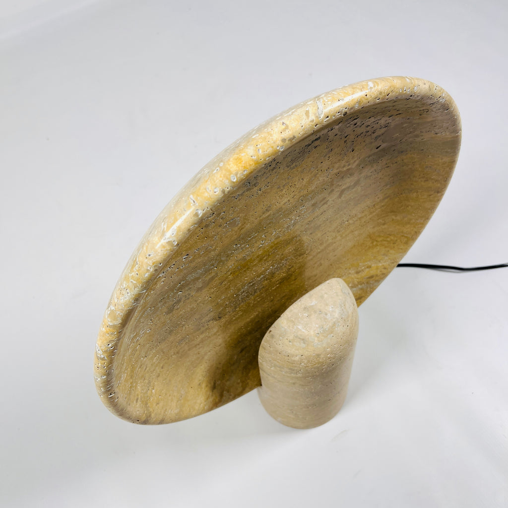 Travertine Renaissance Radiance Table Lamp