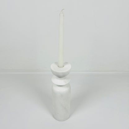 Collared Candle Stand - Gray
