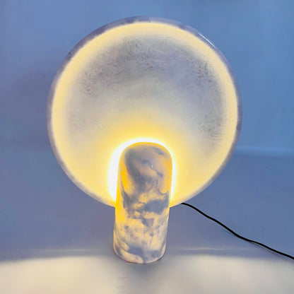 Disc Table Lamp - Gray