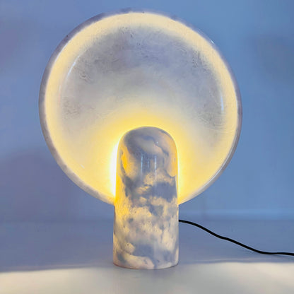 Disc Table Lamp - Gray