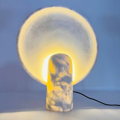 Disc Table Lamp - Gray