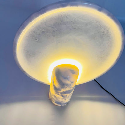Disc Table Lamp - Gray