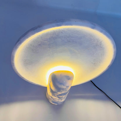 Disc Table Lamp - Gray