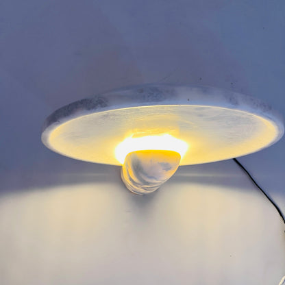 Disc Table Lamp - Gray