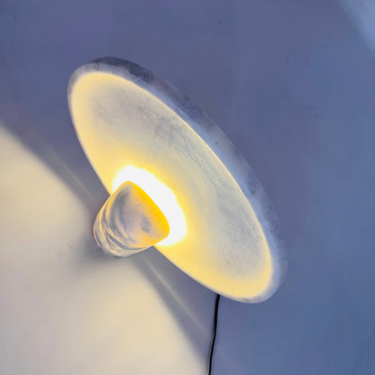 Disc Table Lamp - Gray