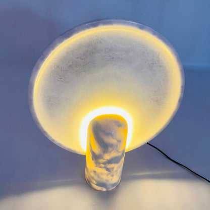 Disc Table Lamp - Gray