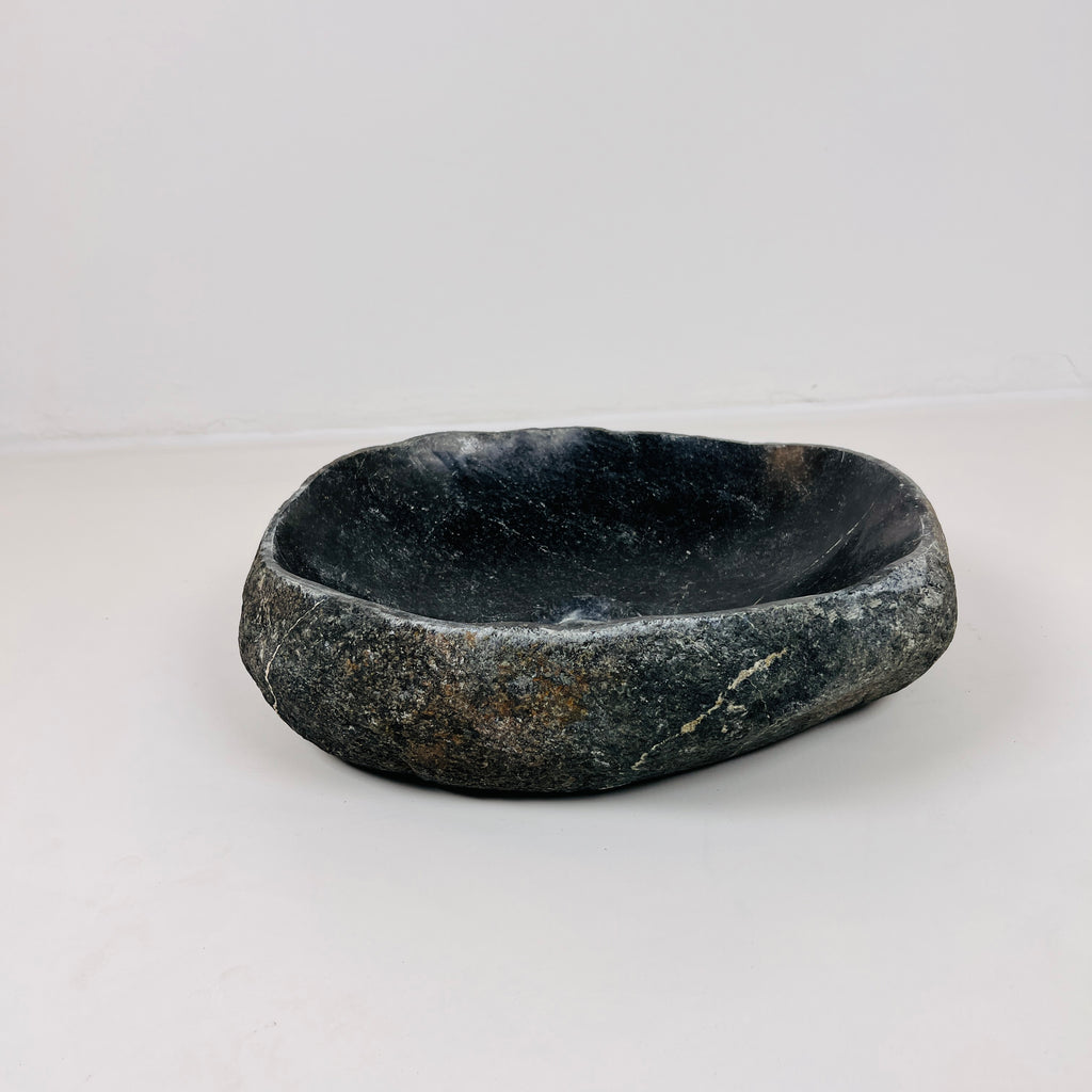 Midnight Blue River Stone Sink