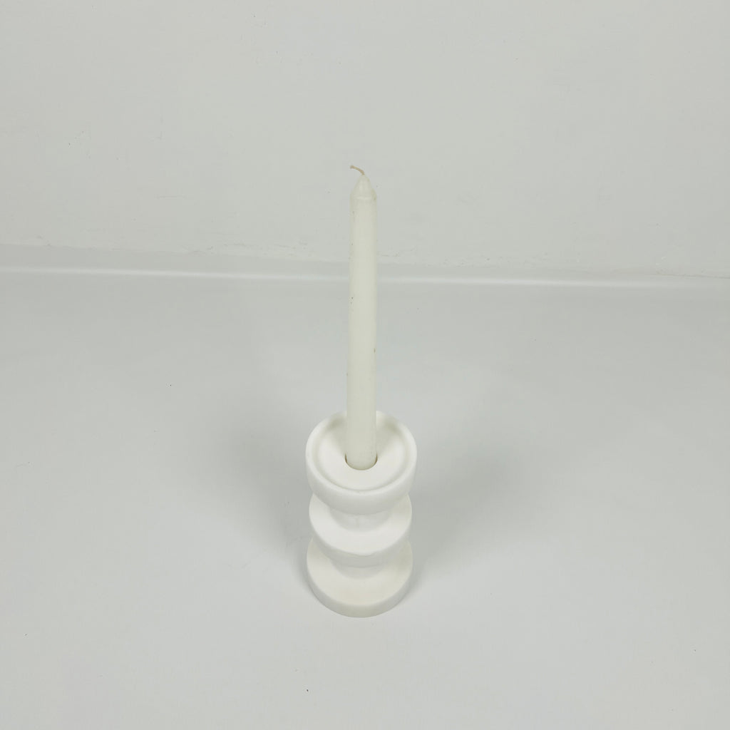 Stacked Disc Marble Candle Stand (Small)