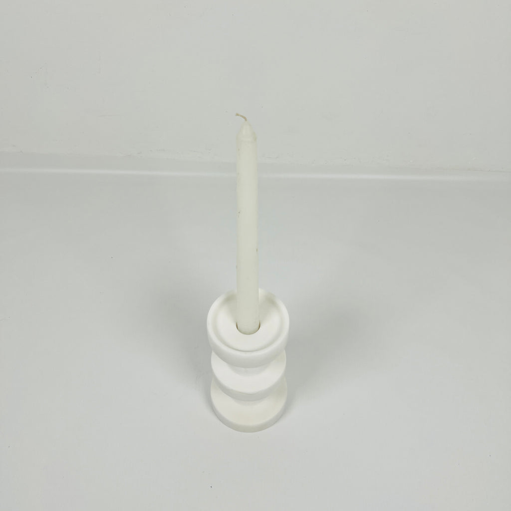 Stacked Disc Marble Candle Stand (Small)