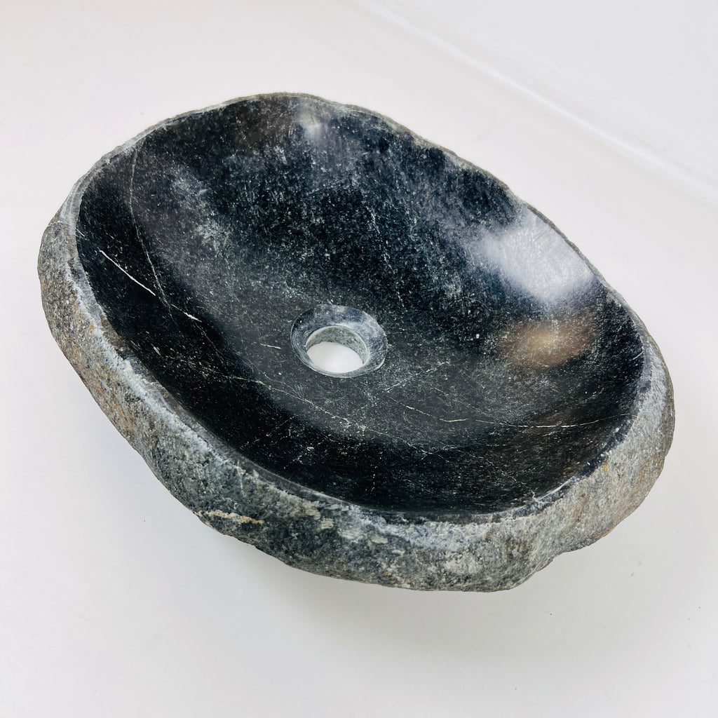 Midnight Blue River Stone Sink