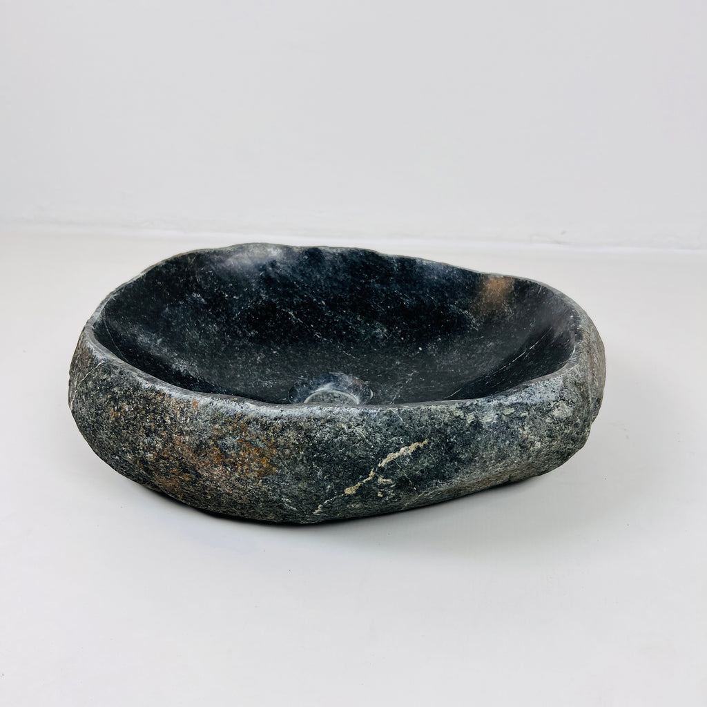 Midnight Blue River Stone Sink