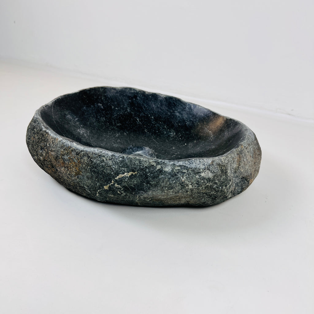 Midnight Blue River Stone Sink