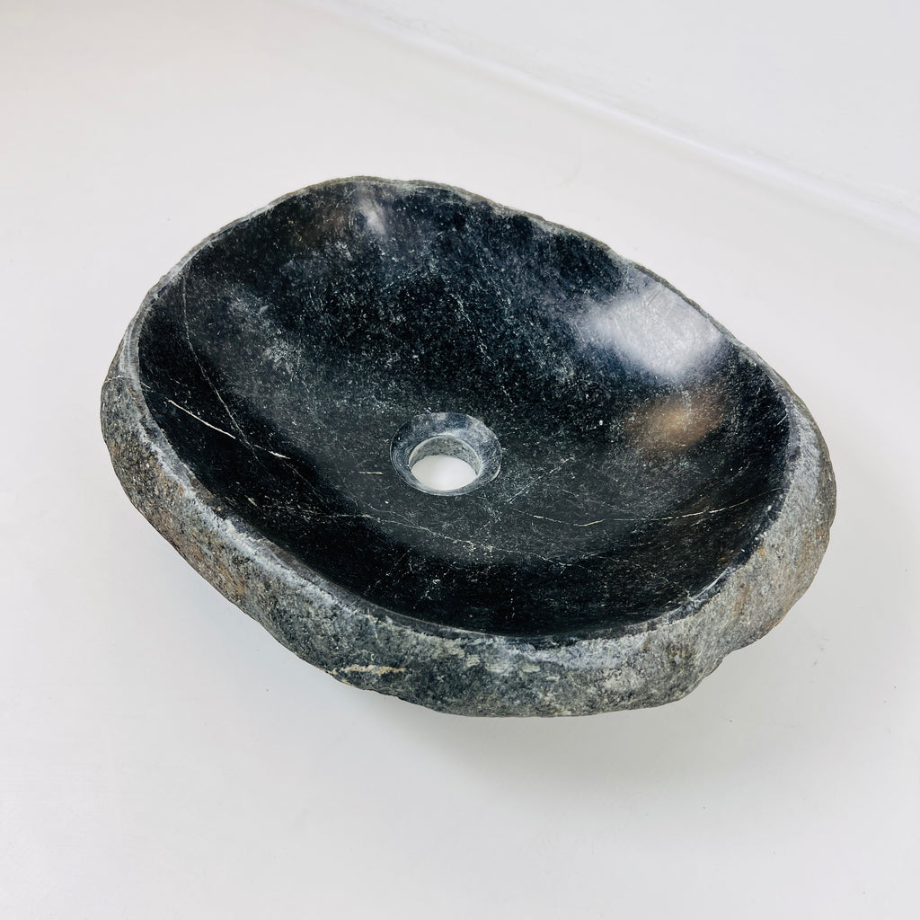 Midnight Blue River Stone Sink