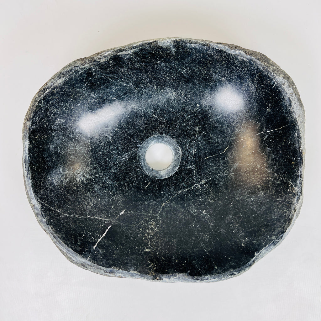 Midnight Blue River Stone Sink