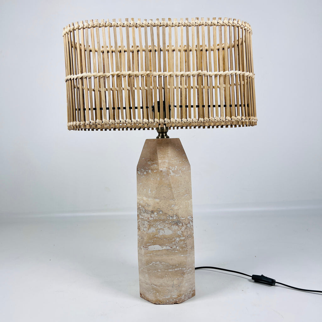 Travertine Resort Table Lamp