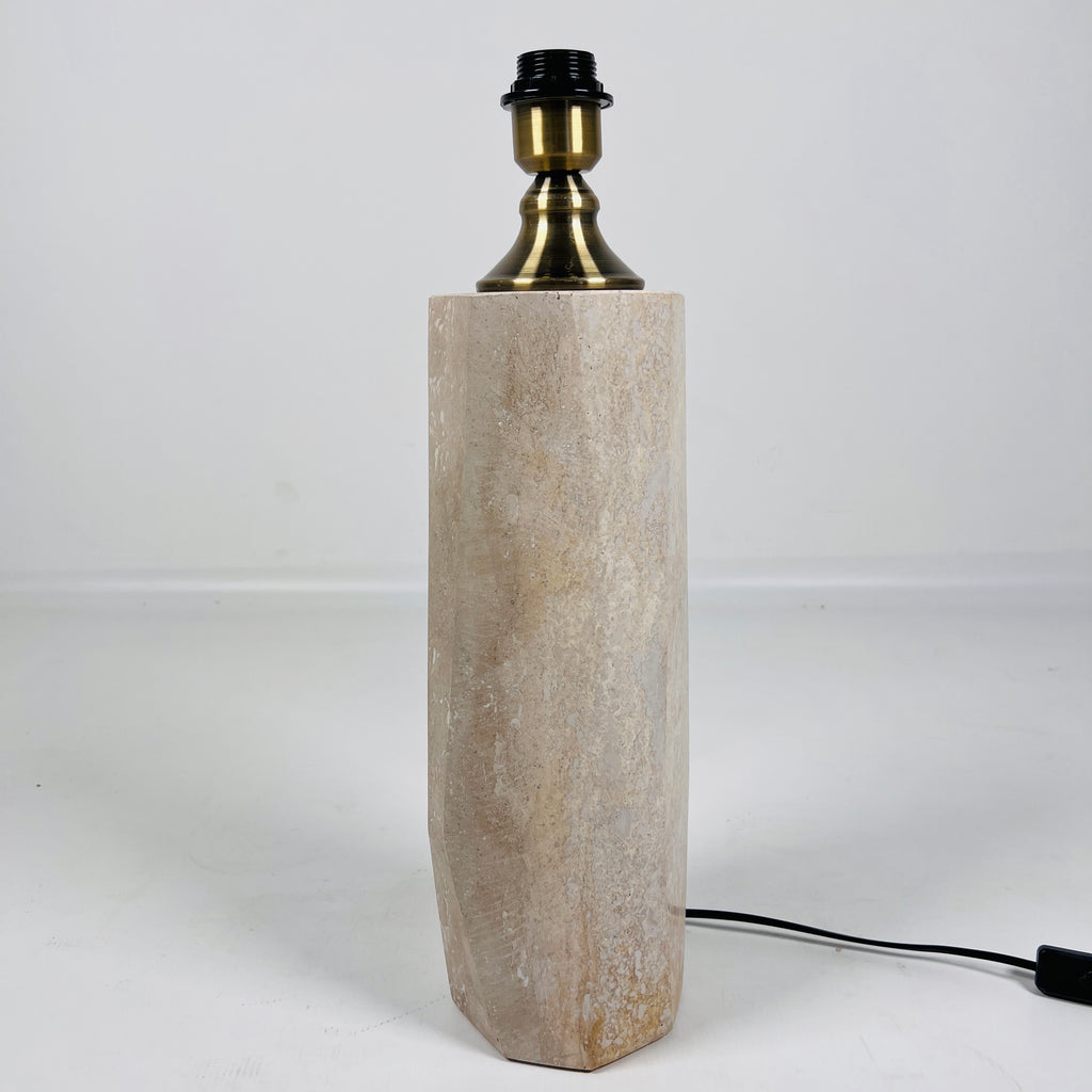 Aura Travertine Table Lamp