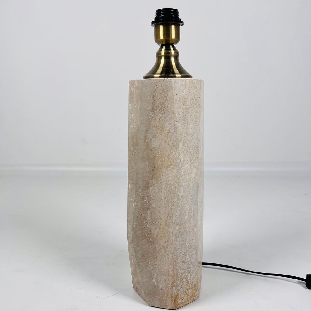 Aura Travertine Table Lamp