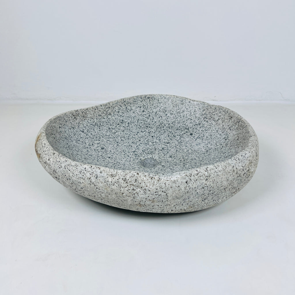 Grey Specked River Stone Sink