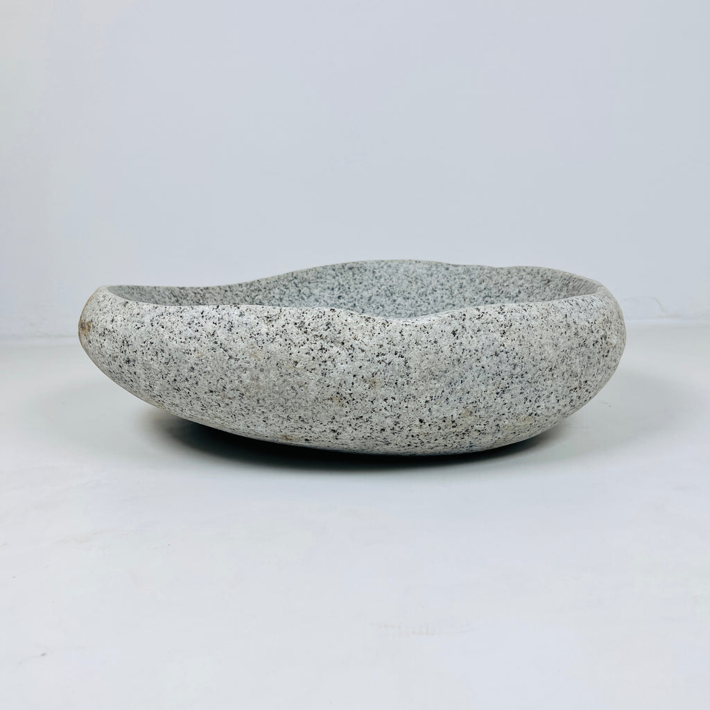 Grey Specked River Stone Sink