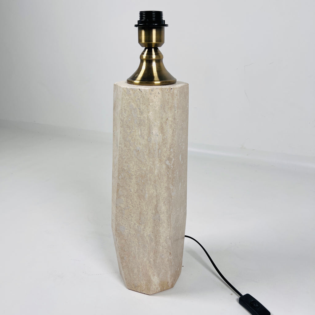 Aura Travertine Table Lamp