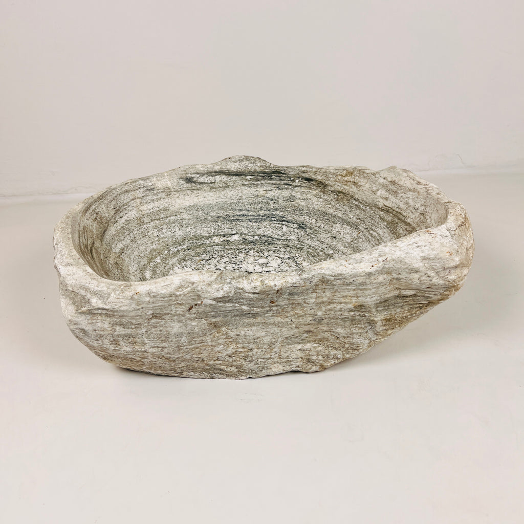 Eggshell Ripple River Stone Sink