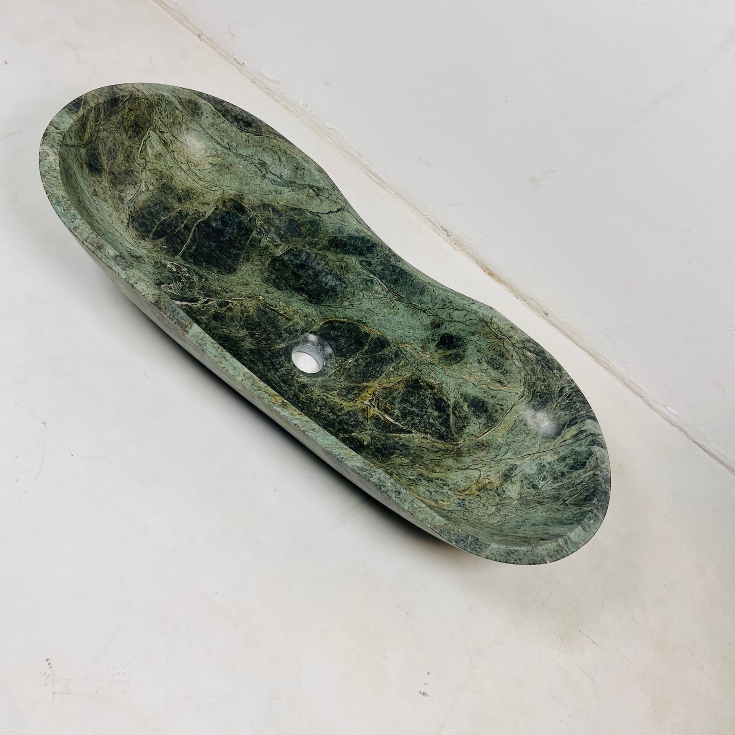Flow Marble Sink - Green