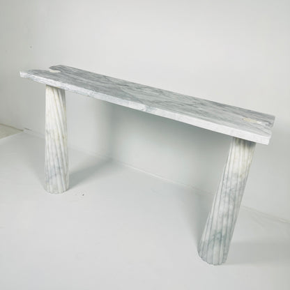 Grey Marble Console Table