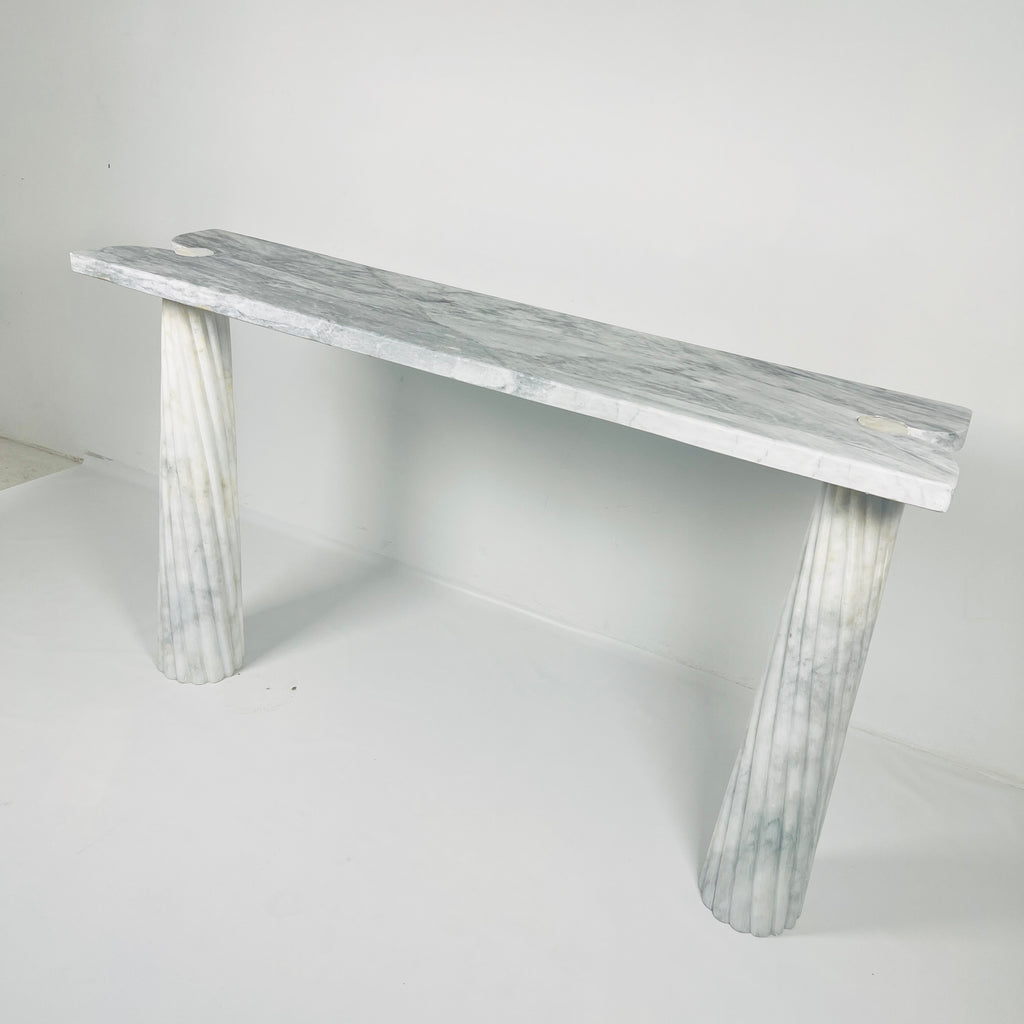 Grey Marble Console Table