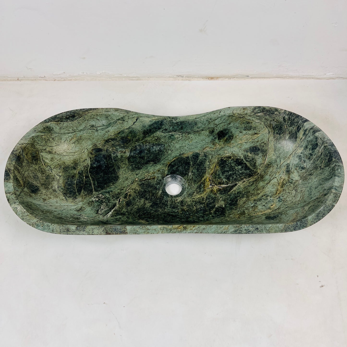 Flow Marble Sink - Green