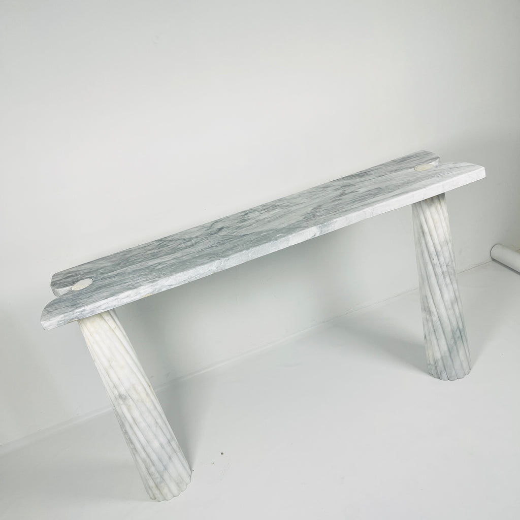 Grey Marble Console Table