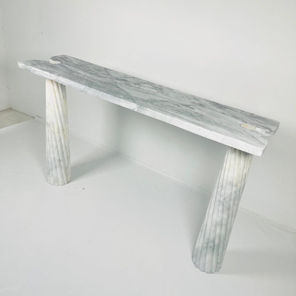 Grey Marble Console Table