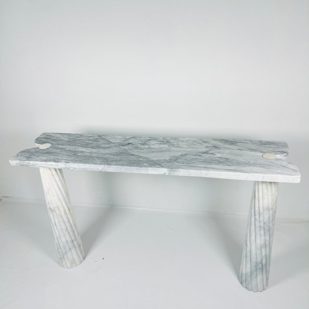 Grey Marble Console Table