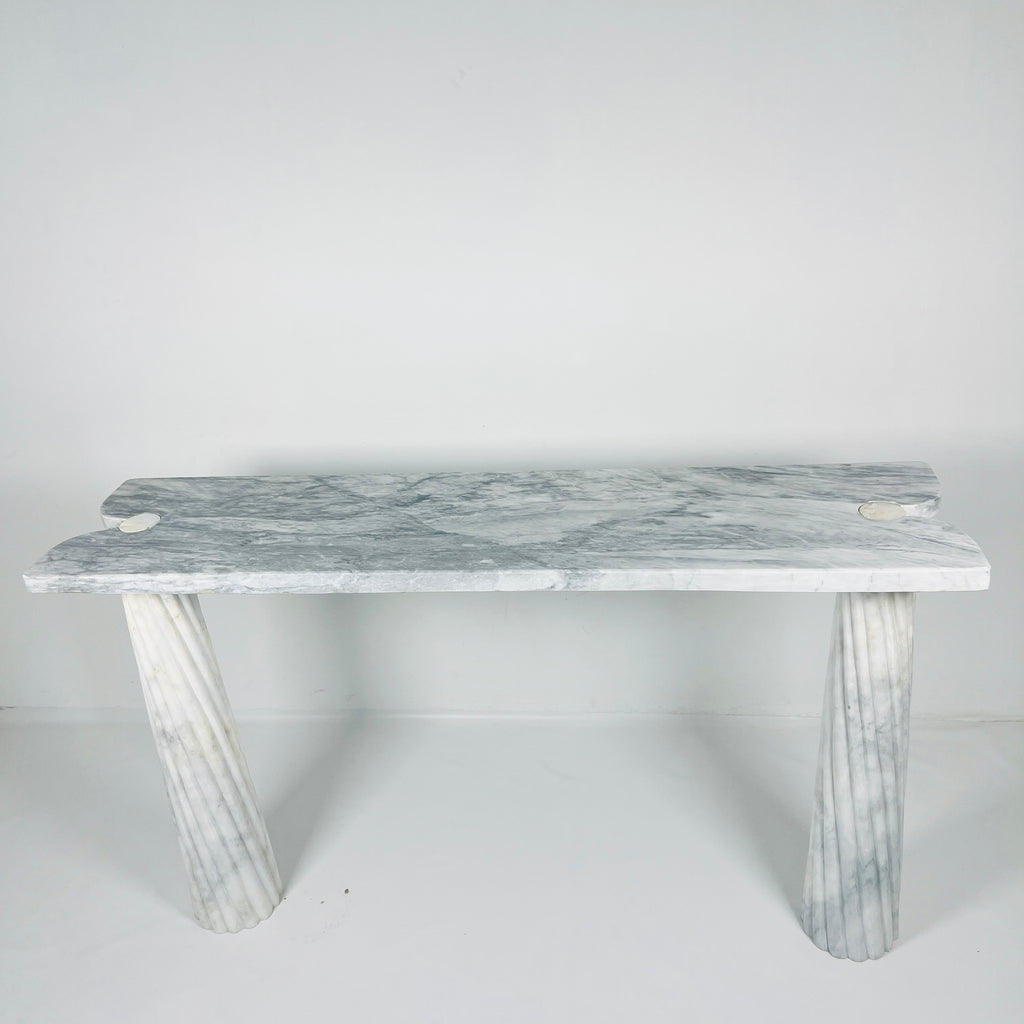 Grey Marble Console Table