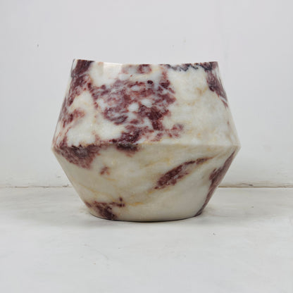 Aztec Stone Basin - Red & White