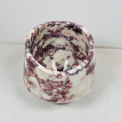 Aztec Stone Basin - Red & White