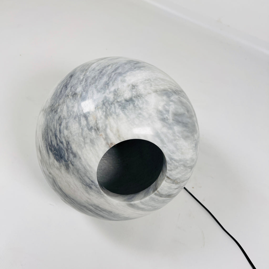 Ziarat Gray Spherical Lamp