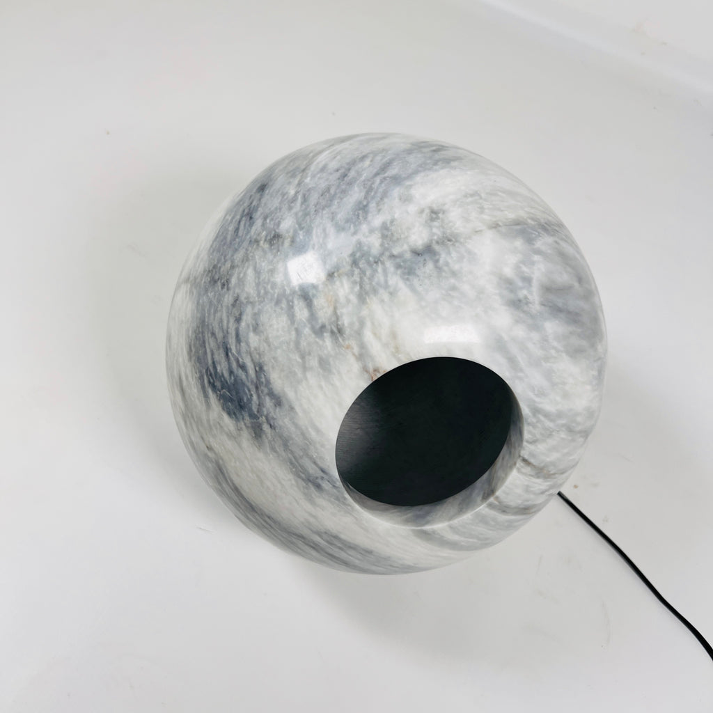 Ziarat Gray Spherical Lamp