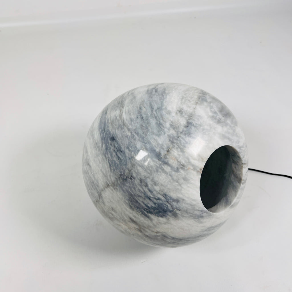 Ziarat Gray Spherical Lamp