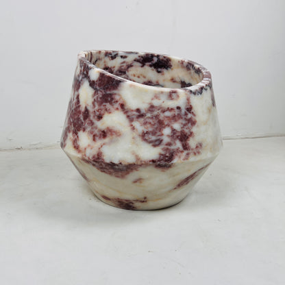 Aztec Stone Basin - Red & White